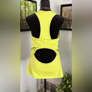 Fila Chartrusue Strappy Athletic Tank Top Size Large